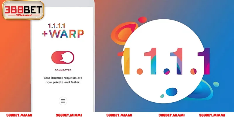 Cài 1.1.1.1 để f ake IP vượt chặn để truy cập nhà cái